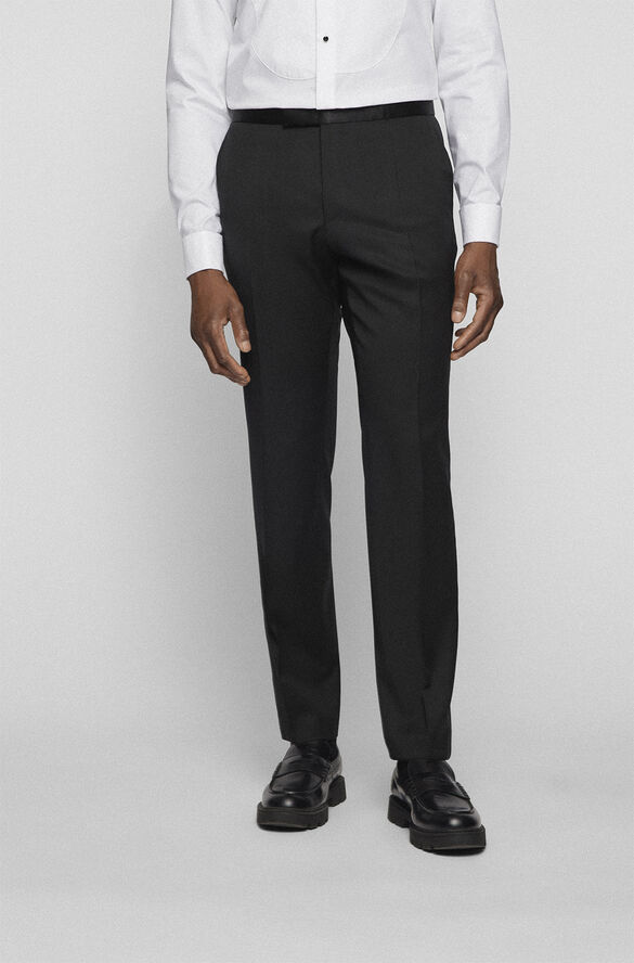 BOSS BOSS Men Business Clothing Trousers Sort
