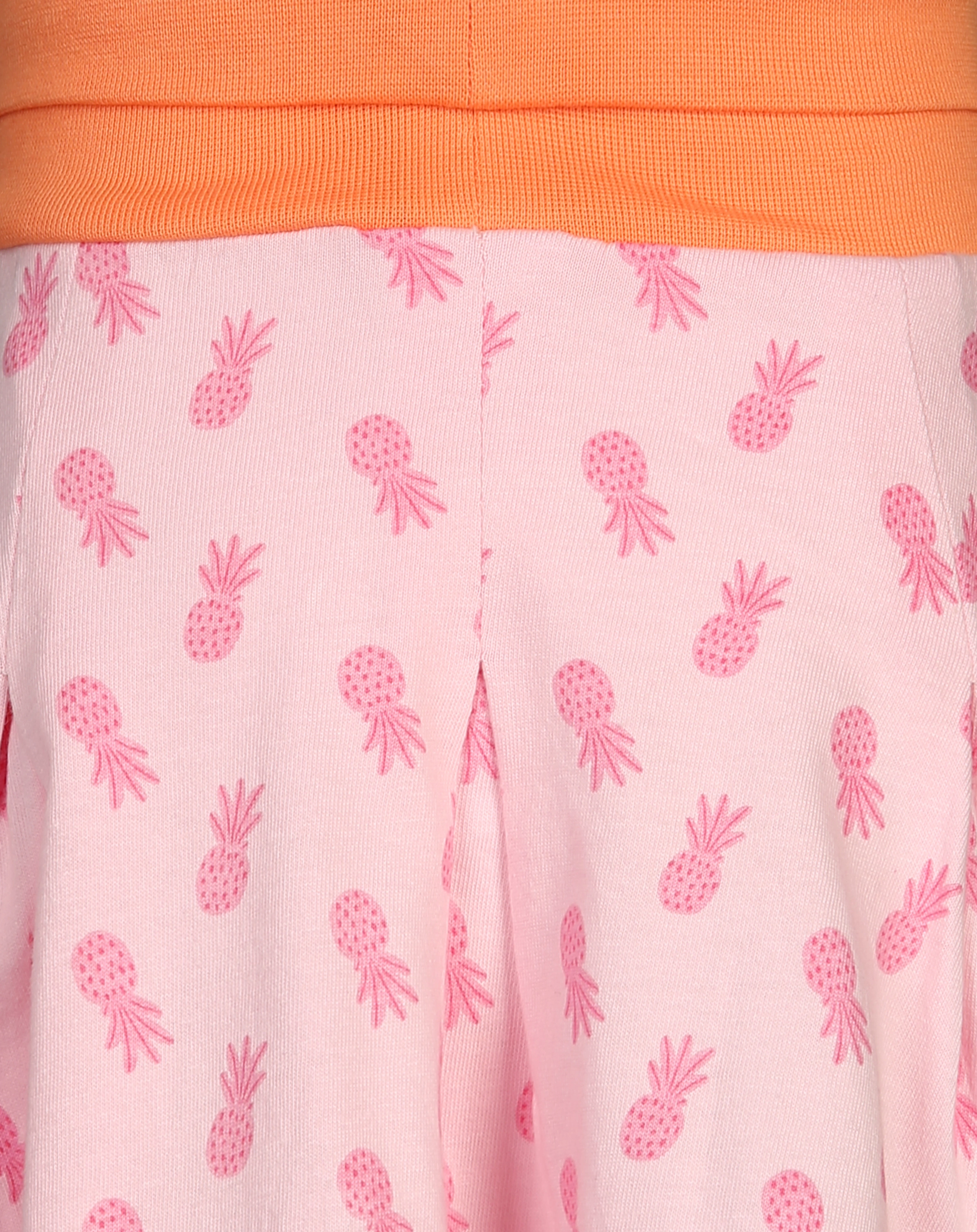 Jersey-Rock ANANAS in rosa/orange
