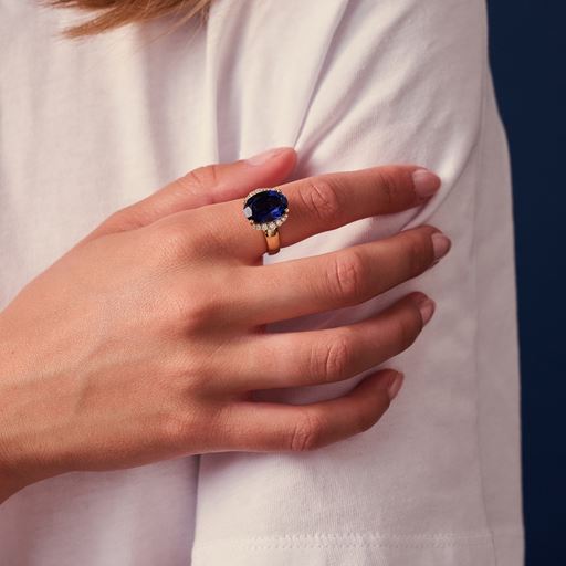 Sif Jakobs Jewellery Ellisse Grande Ring, Guld, 58