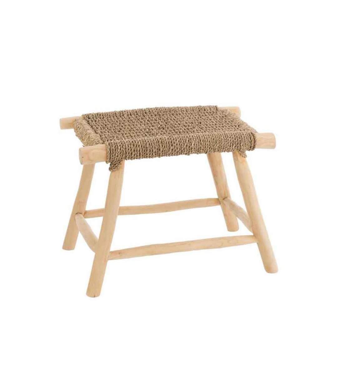 Paris Prix - Tabouret Design En Teck timo 60cm Naturel