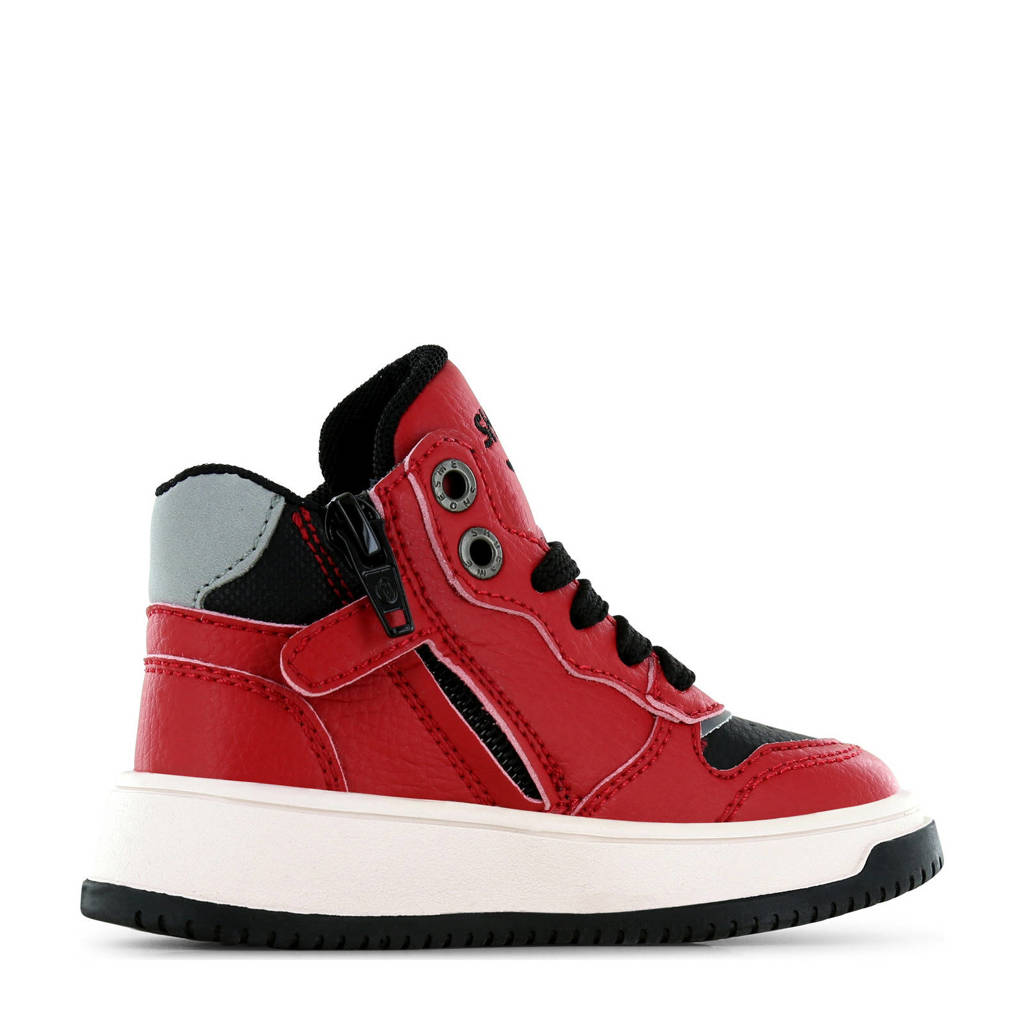 Shoesme sneakers zwart/rood