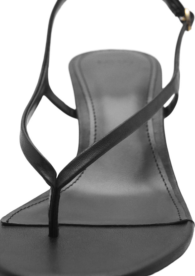 MANGO SANDALS. -- URI Black