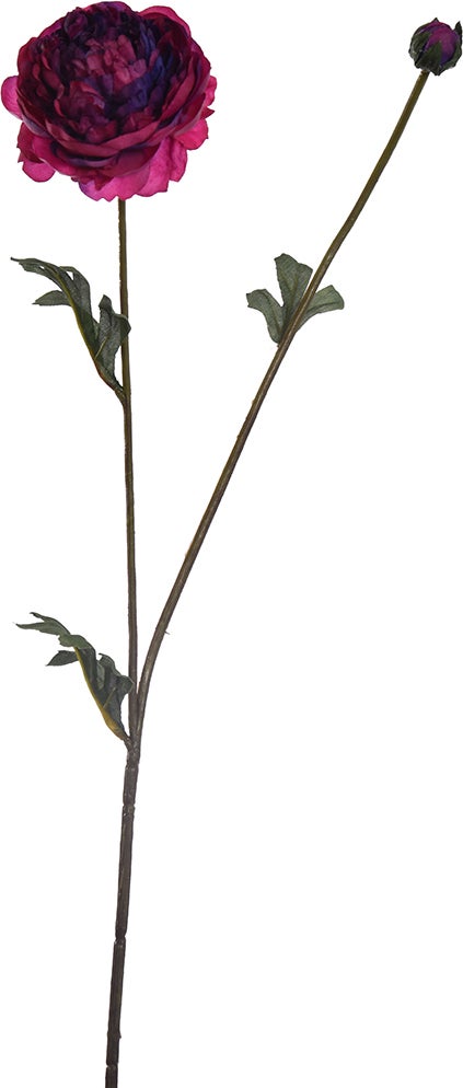 Jasaco Pure kunstbloem Ranonkel 62 cm paars