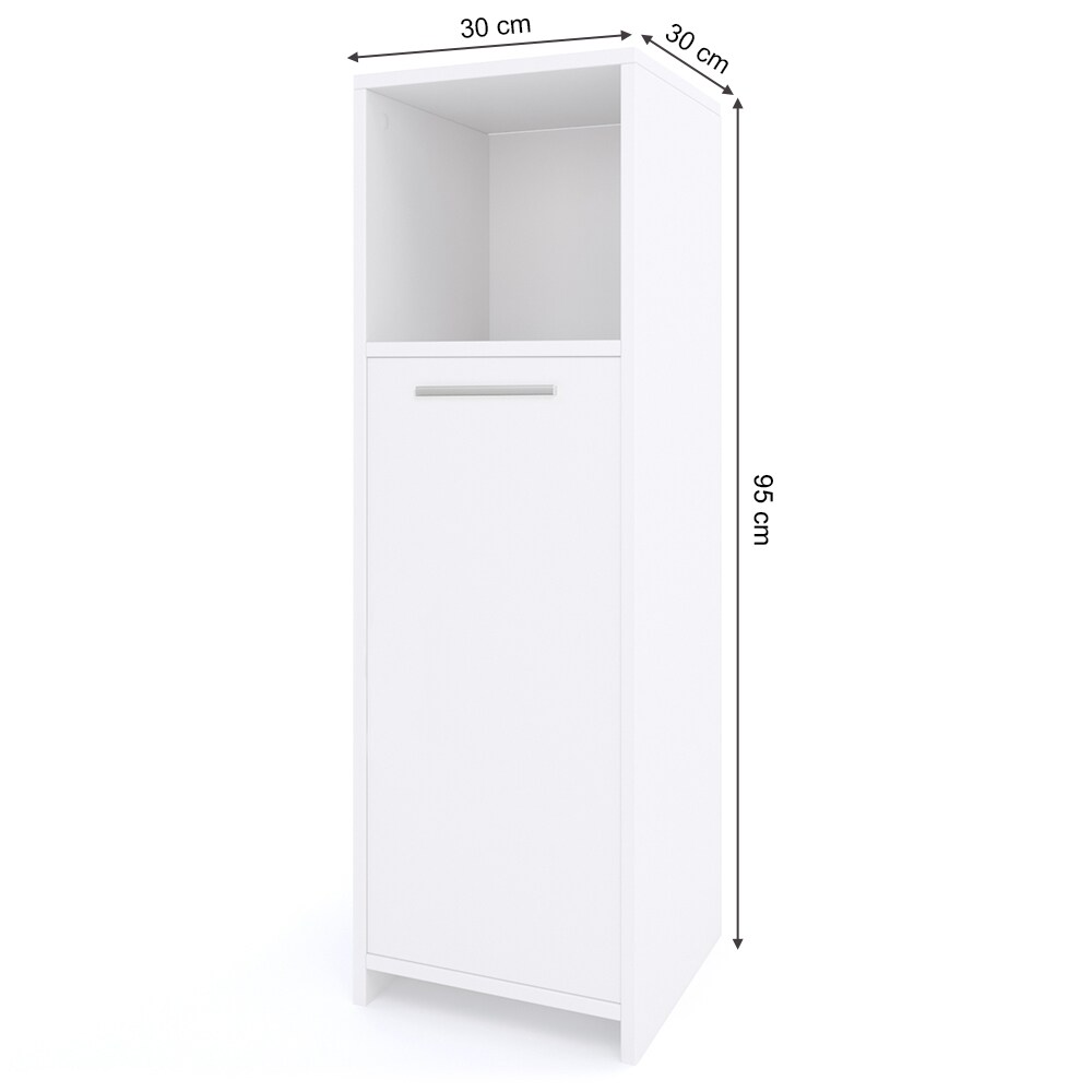 Vicco Badschrank Kiko Midischrank Badezimmerschrank Badmöbel Bad Weiß