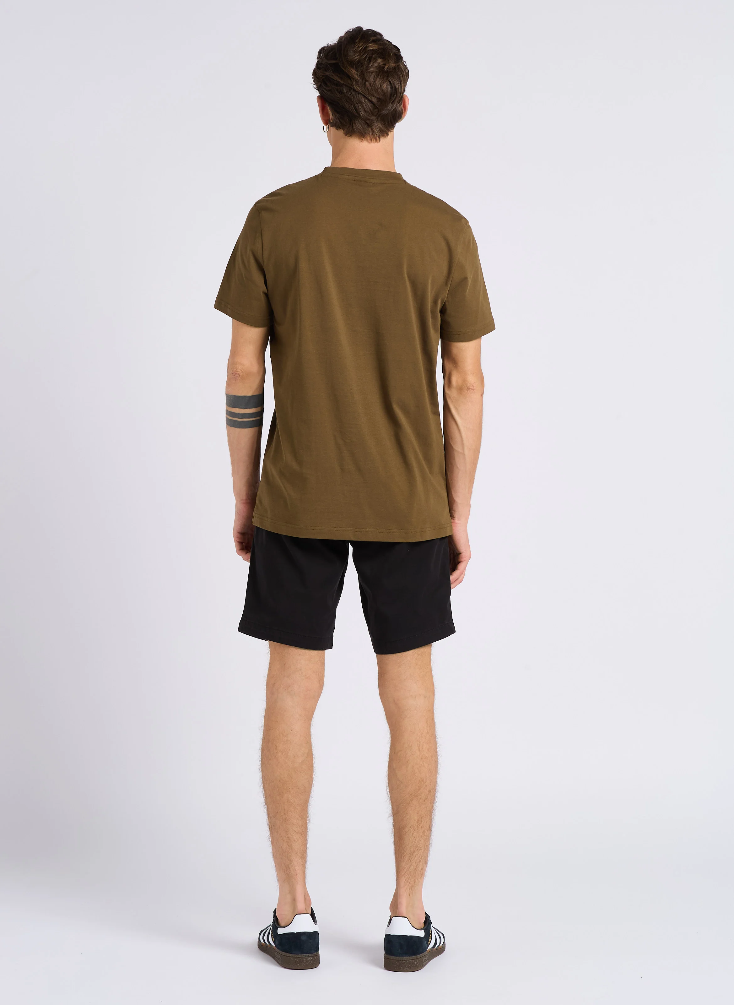 HANDBALL SPEZIAL - Baskets basses à lacets en cuir | Noir