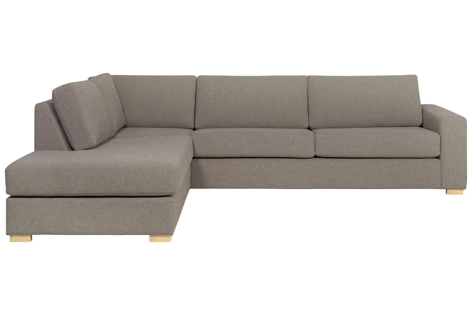 Modern Living hjørnesofa 3-seter med åpen ende venstre i tekstil Jenny 3/3 warm grey