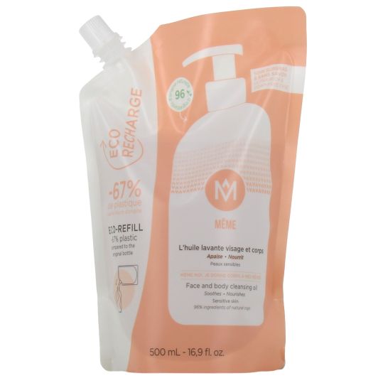Meme Cosmetics Huile lavante visage et corps - Peaux sensibles