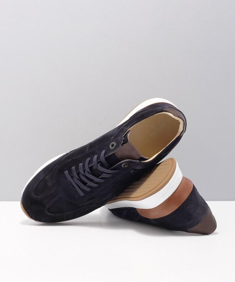 Van Bommel Libra 03.05 sneakers heren blauw 41 01 darkblue suede 40(7 )
