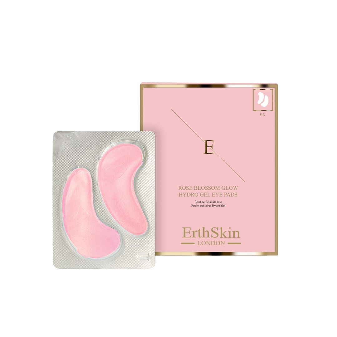 Erth skin london Rose Blossom Glow Hydro-Gel-Augenpads