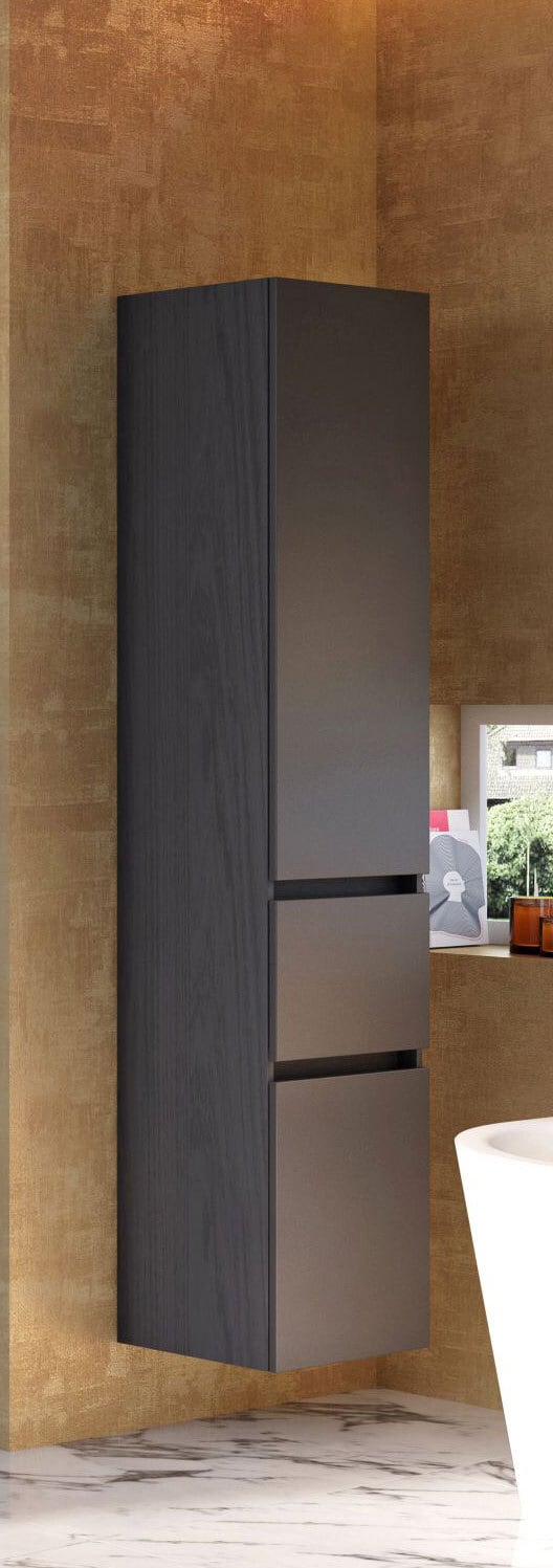 Hochschrank BAABE 40 x 180 cm Graphit matt