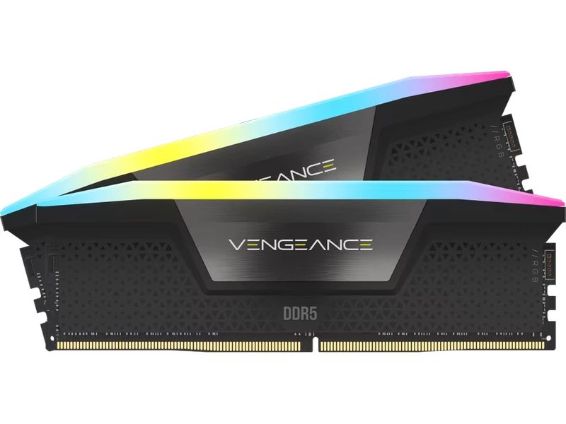 Corsair DDR5-RAM Vengeance RGB 7200 MHz 2x 48 GB High-Performance Arbeitsspeicher mit Multi-Zone-RGB-Beleuchtung