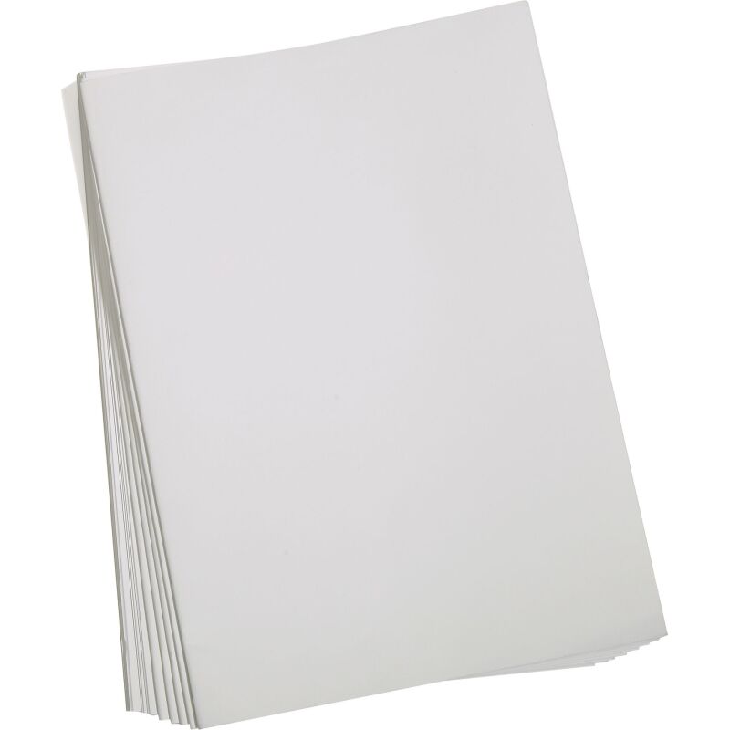 Cotte de plaidoirie 90 g - 22 x 31 cm blanche - Paquet de 100