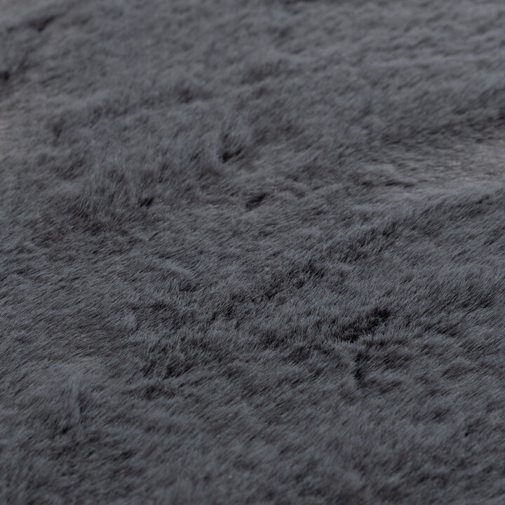 Rond Hoogpolig vloerkleed - Comfy Supreme Antraciet