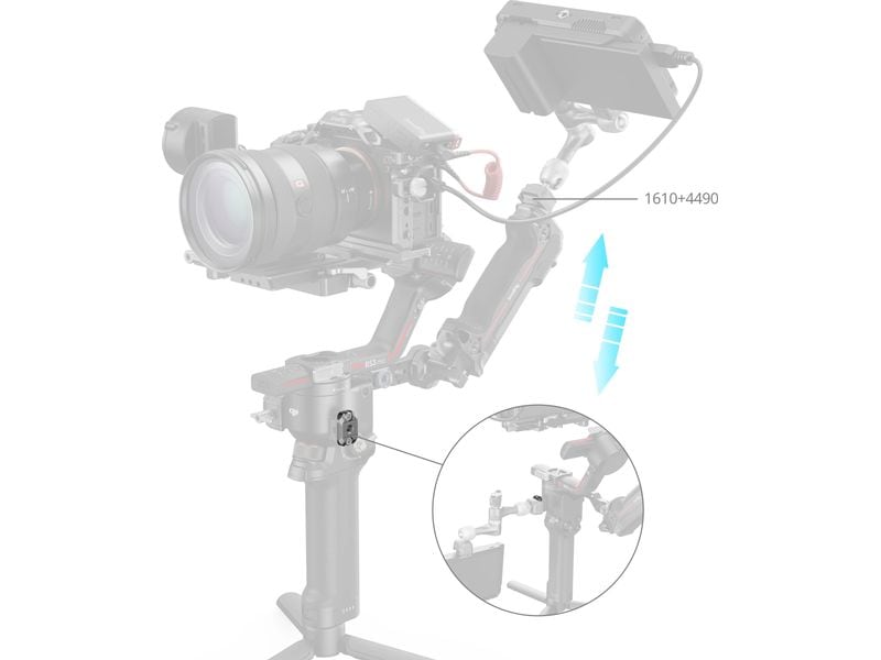 Smallrig HawkLock H21 QR Mini-NATO-Schiene für DJI-Stabilis Mini-NATO-Schiene mit Schnellspanner