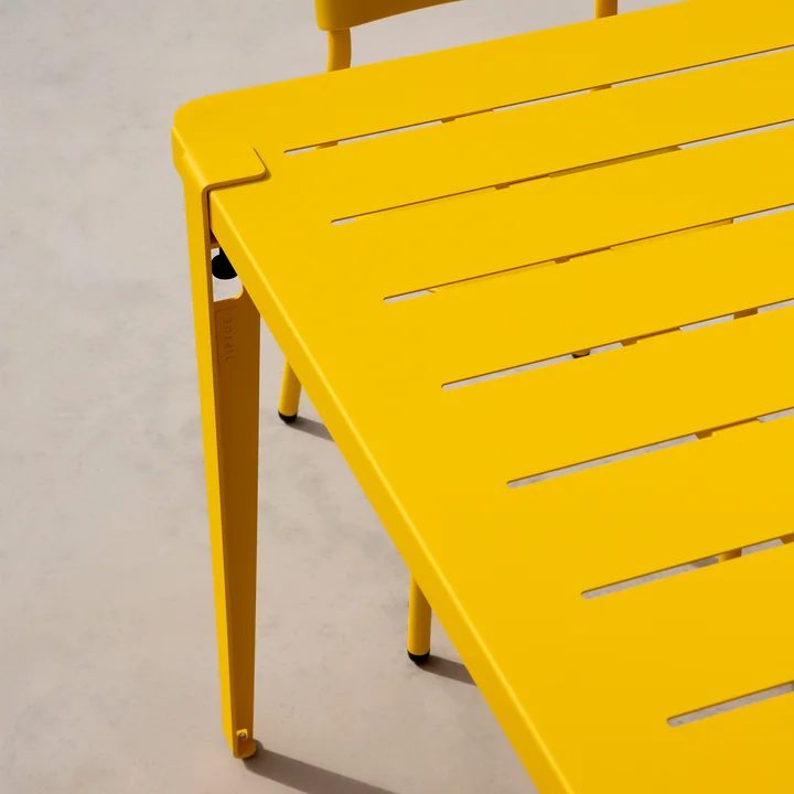 TipToe - Gartentisch MIDI Kollektion, 190 x 90 cm, sonnengelb
