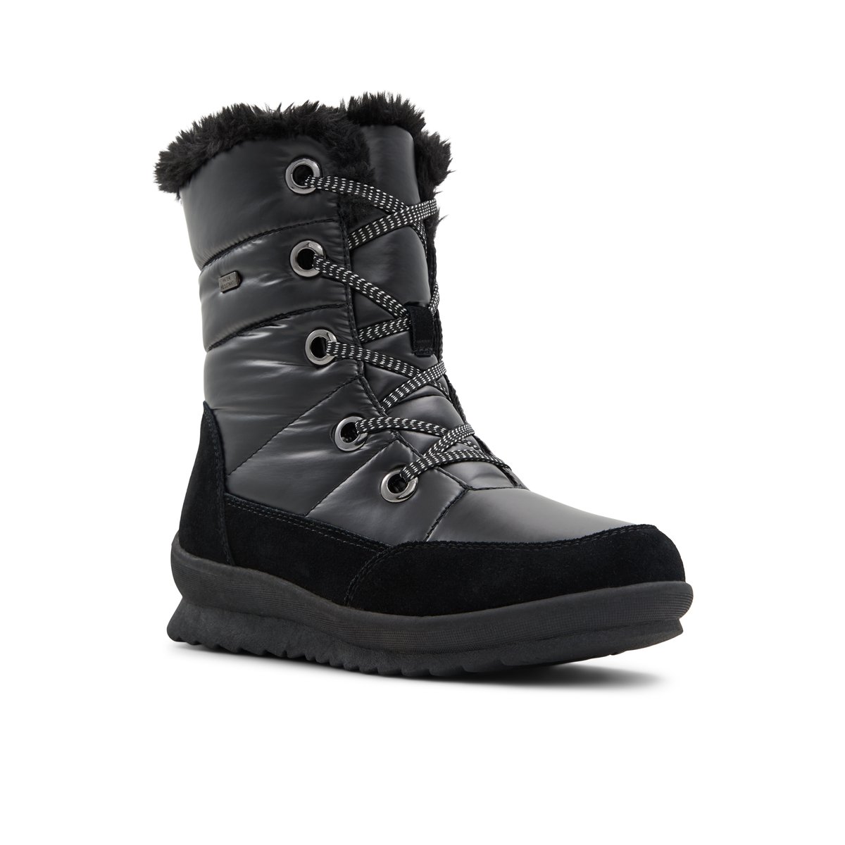 BANFF TRAIL-Froreri-Bottillon d'hiver - Talon plat - Noir