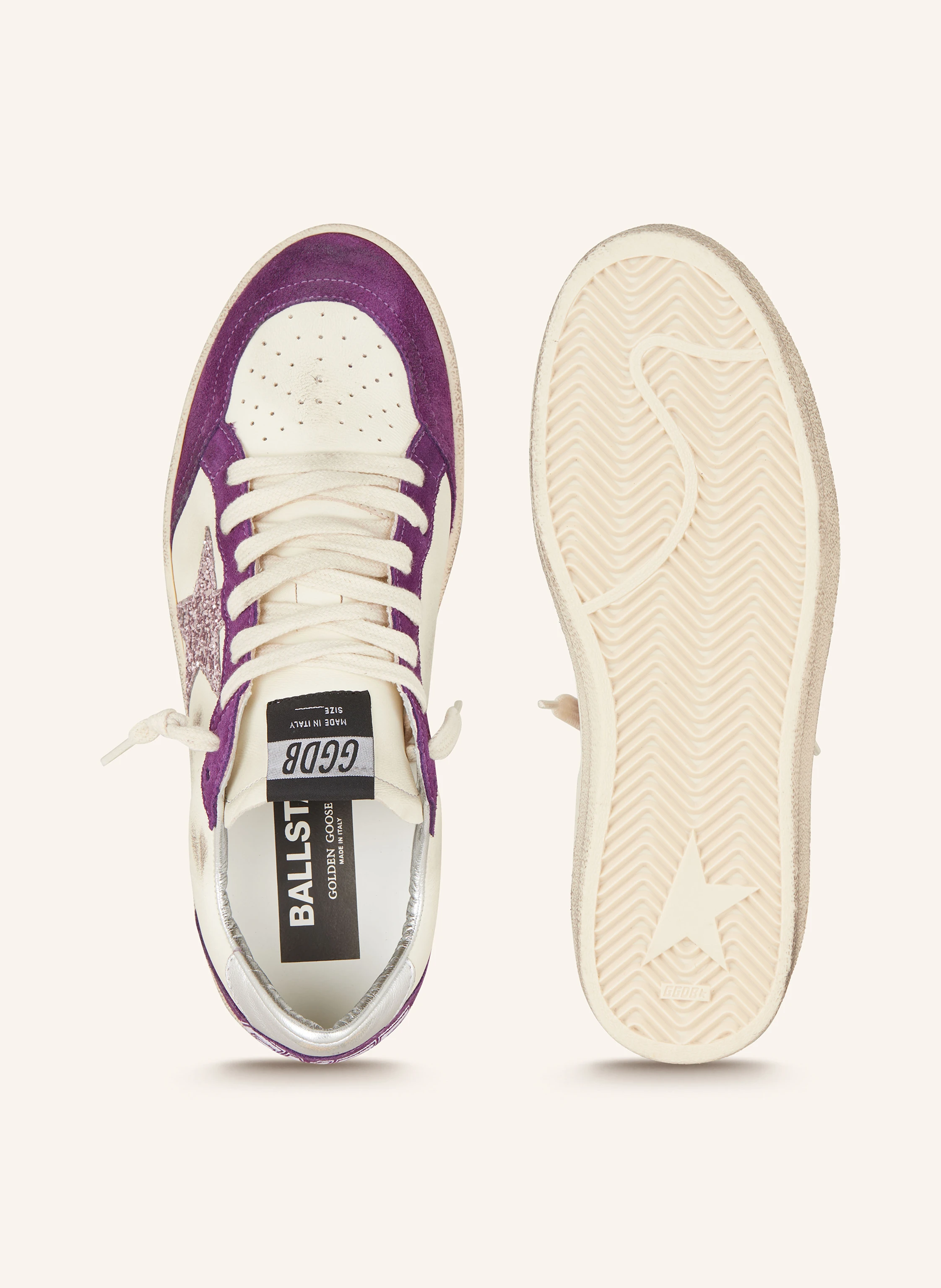 GOLDEN GOOSE Sneaker BALL STAR mit Pailletten