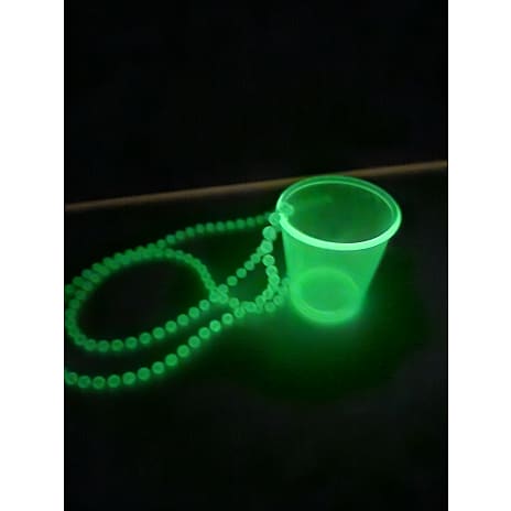 Salling glow shotglas i halskæde 5 cl - transparent