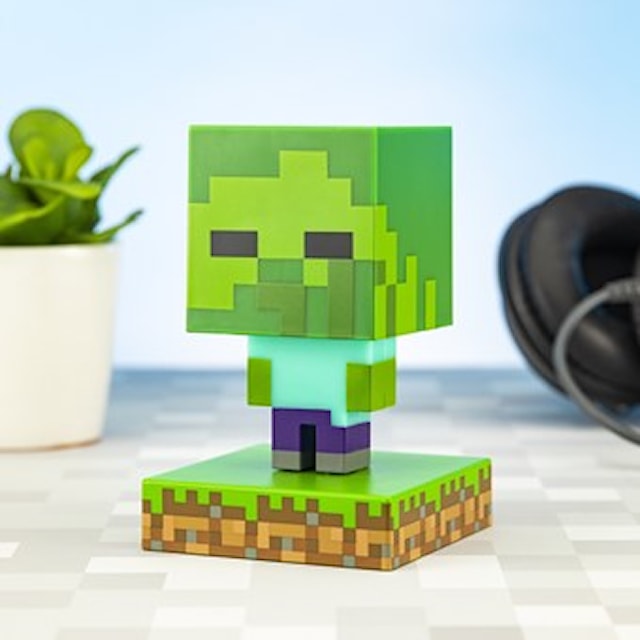 Minecraft Zombie 3D Lampa