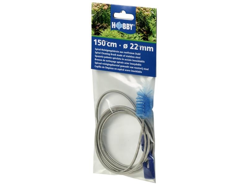 Hobby Aquaristik Spiral-Reinigungsbürste, 150 cm, Ø 22 mm Spiralförmige Reinigungsbürste