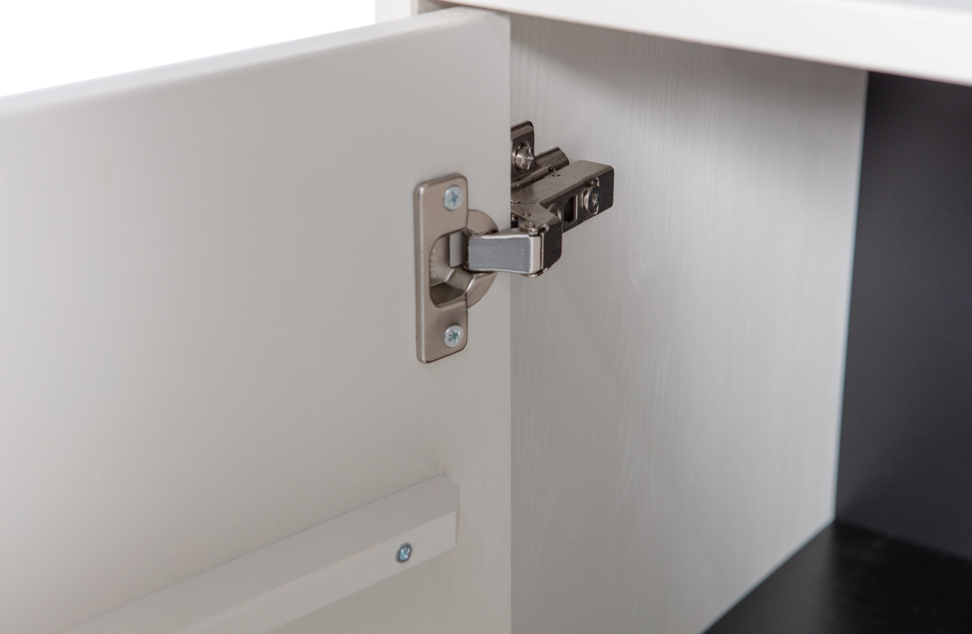 Vitrinekast Basic grenen 2 deurs Basic 2-drs vitrinekast grenen mist [fsc]