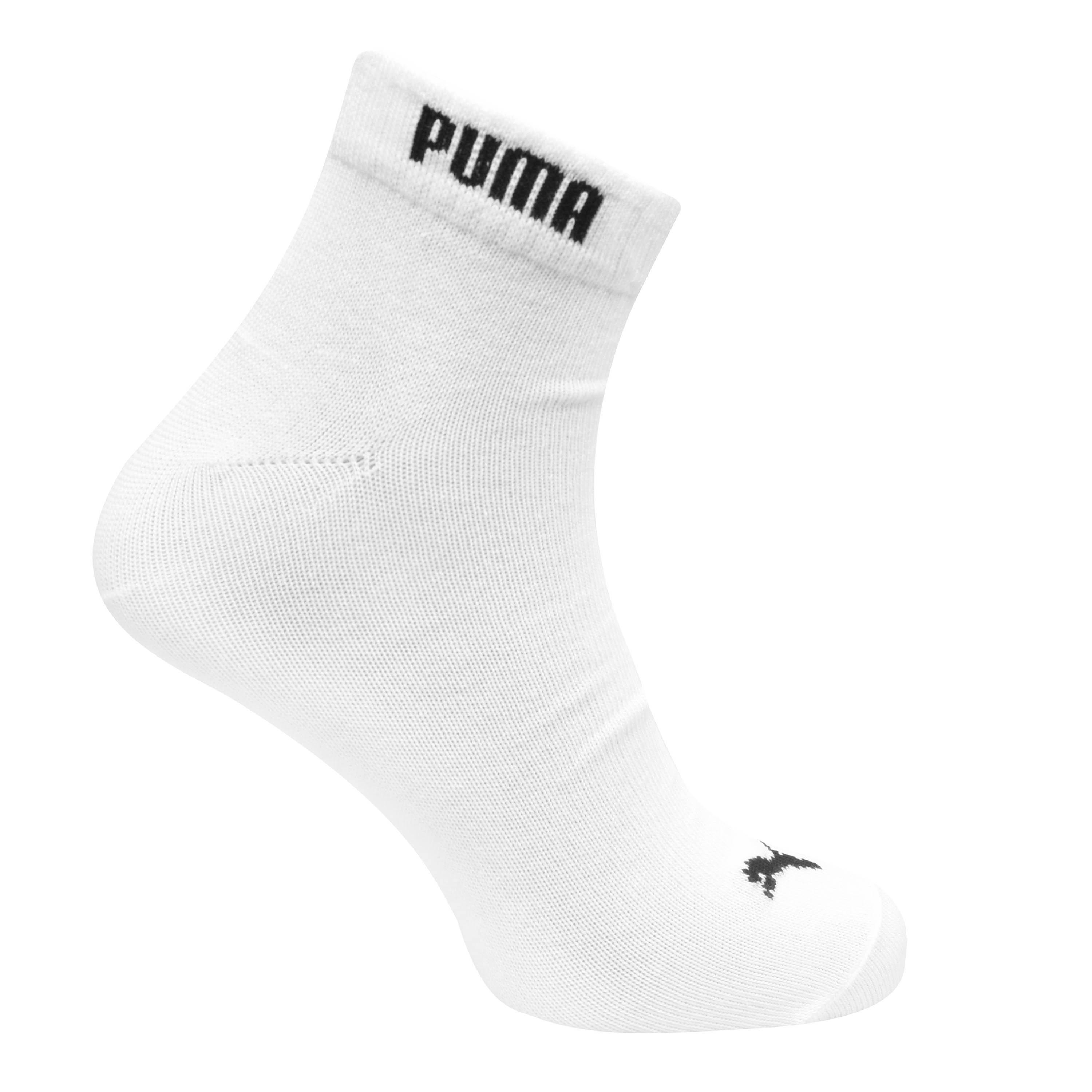 Puma 3 Pack Quarter Socks Mens