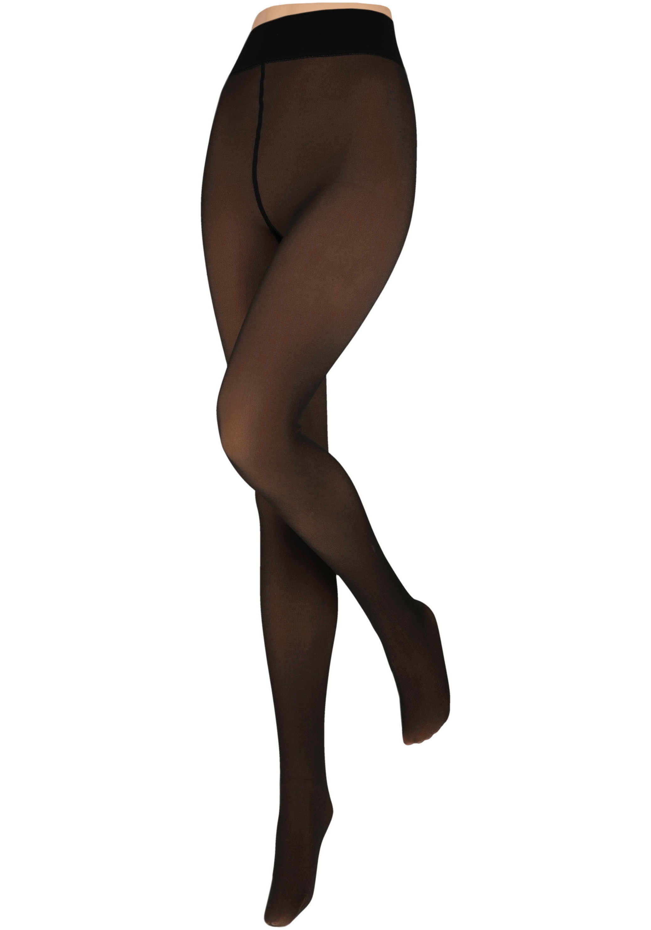 Sarlini Thermostrumpfhose »LADIES FLEECE LINED TIGHTS  im transparenten Look« mit angenehmer Fleece-Fütterung in Feinstrumpfhosenoptik