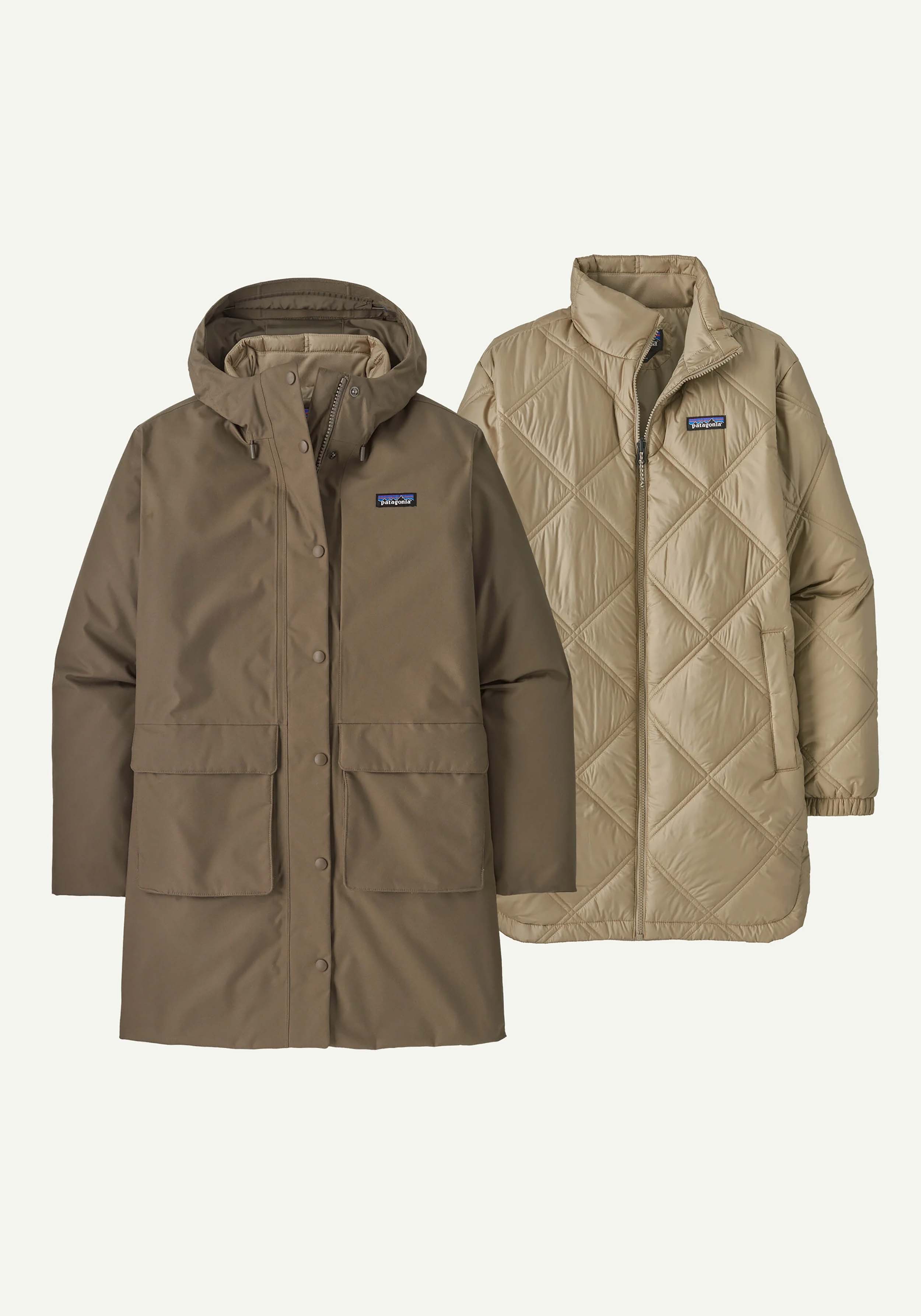 Patagonia Parka W's Pine Bank 3-in-1 Marlow Brown