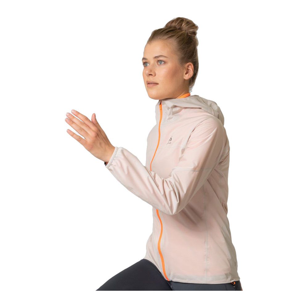 Odlo X-ALP PK WATERPROOF - Veste Femme silver cloud/live wire