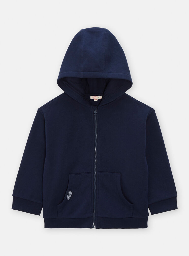Haut de jogging bleu à capuche pour garçon