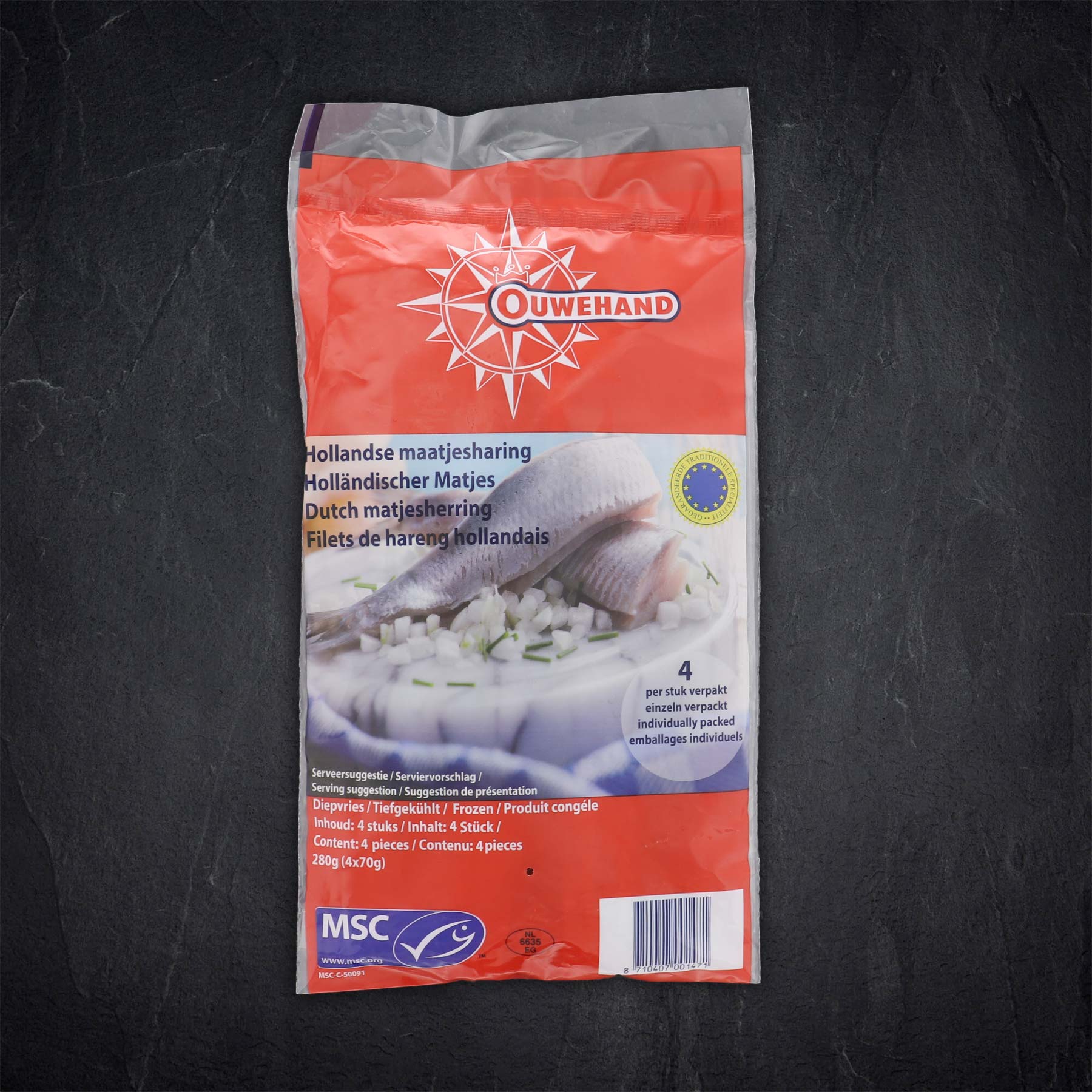 MSC Matjesdoppelfilets tiefgekühlt - 4 Filets