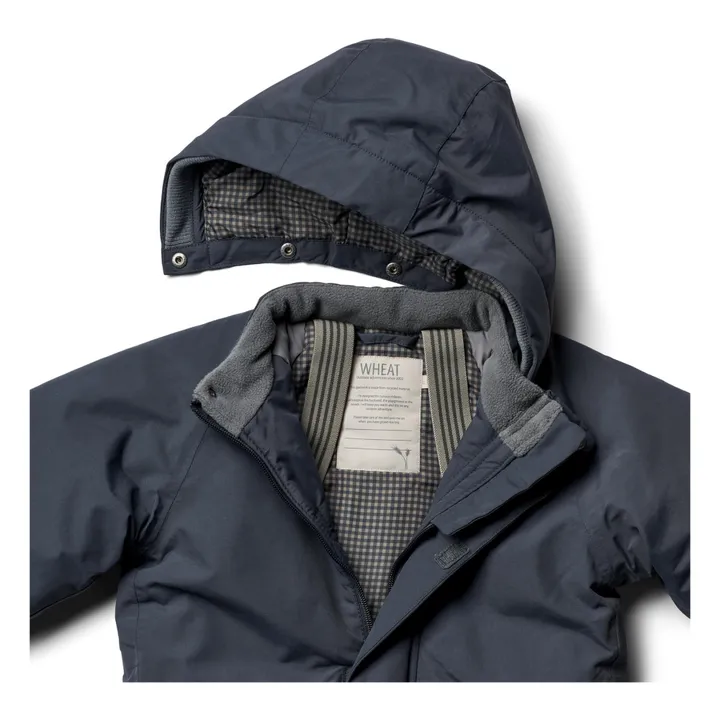 Wheat Combinaison de Ski Unie Matières Recyclées Miko Tech | Bleu marine
