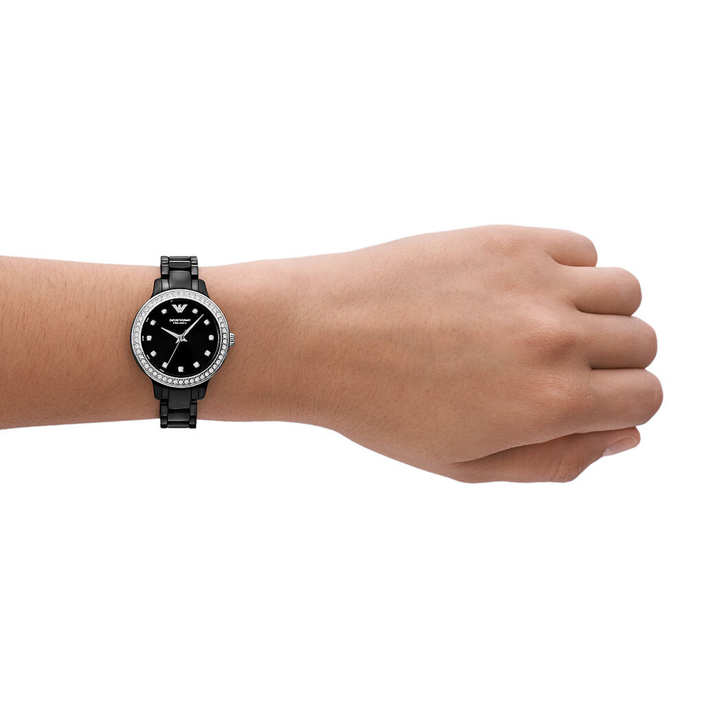 Montre Emporio Armani Noir