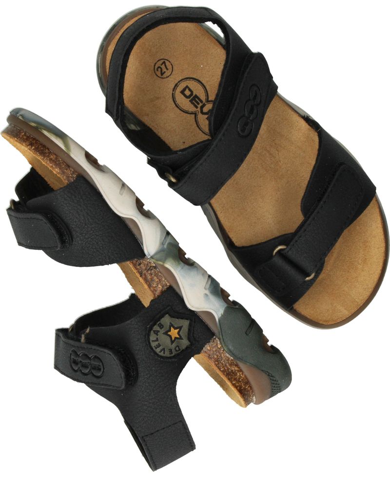 Develab Sandalen Zwart Jongens
