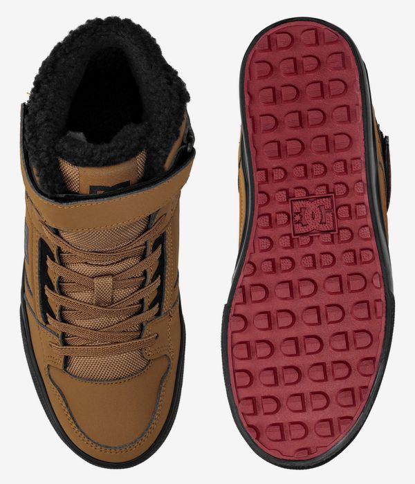 DC Pure High Top WNT EV Schuh kids (wheat black)