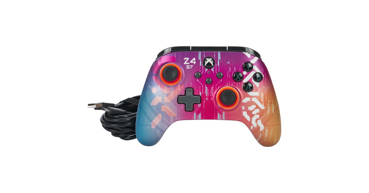 PowerAXbox Wired Controller Cyberstyle  (Xbox Series X|S, Xbox One, Windows)