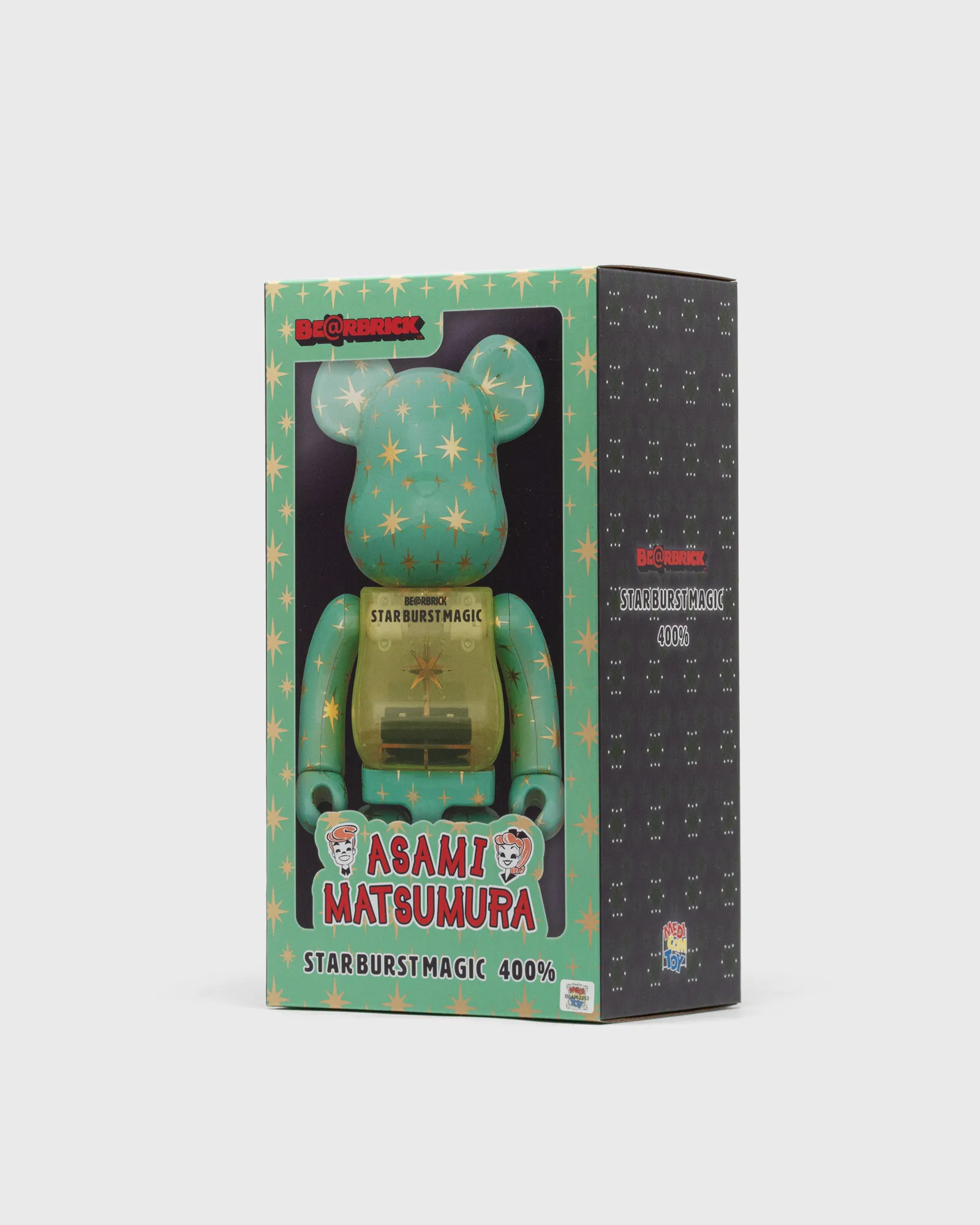 MEDICOM BEARBRICK 400% ASAMI MATSUMURA STAR BURST MAGIC