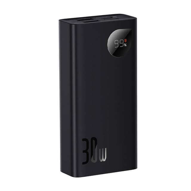 Powerbank Baseus Adaman2 10000mAh, 2xUSB, USB-C, 30W (sort)