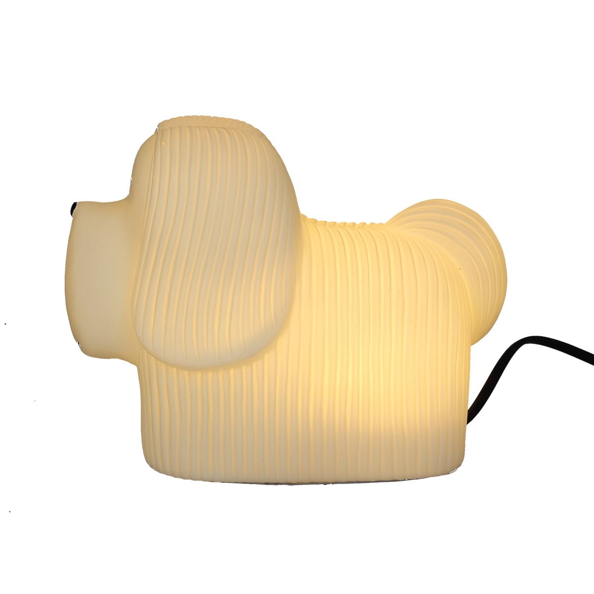 Lampe chien skye terrier blanc Petit toi