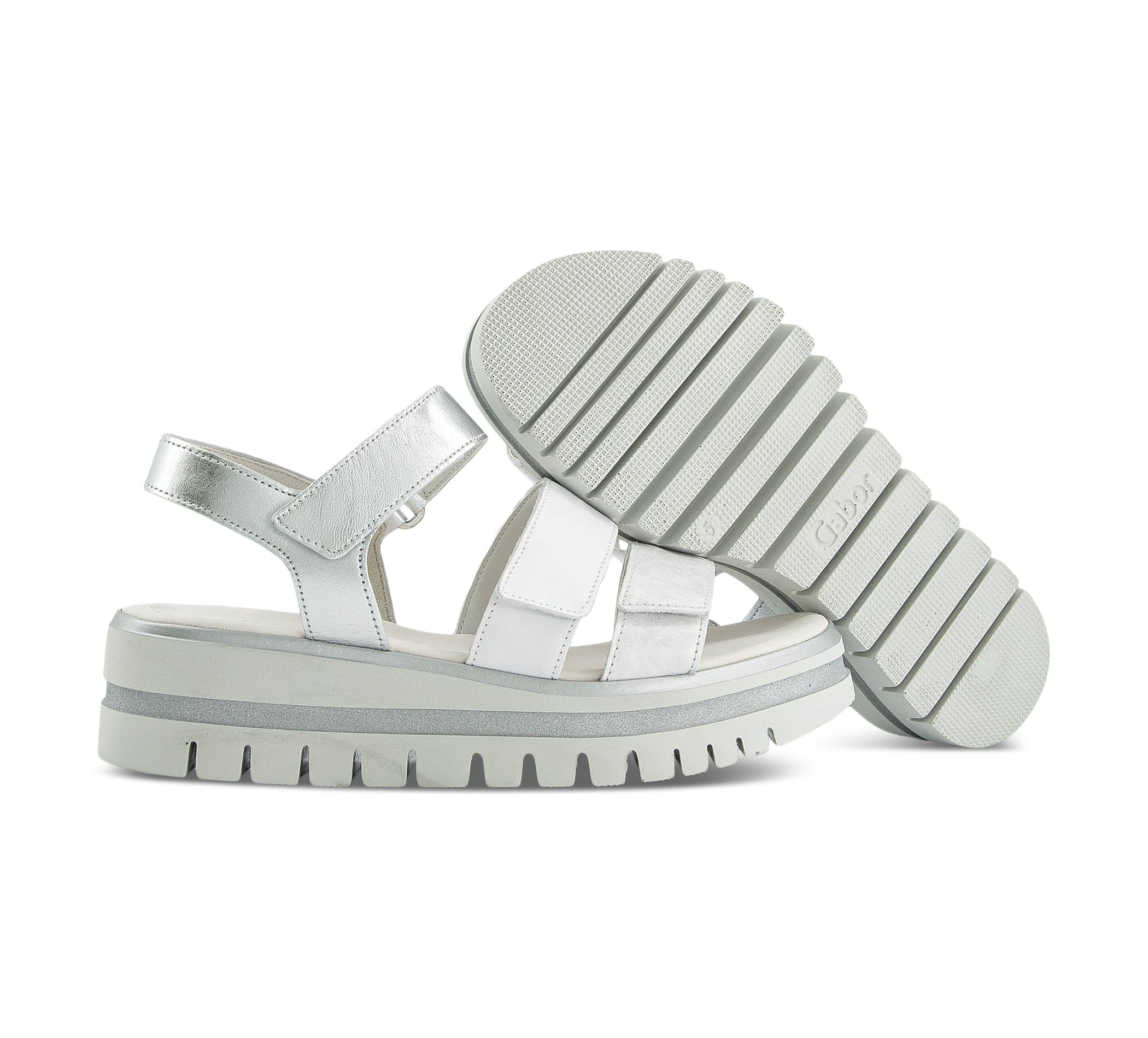 Gabor Riemchensandalen weiss