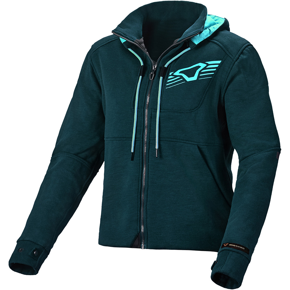 Macna - Sweat zippé femme District Woman Bleu