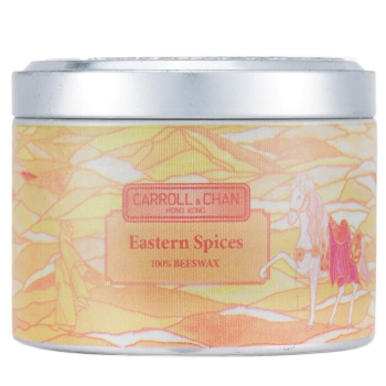 The Candle Company (Carroll & Chan) 100% Beeswax Tin Candle - Eastern Spices  (8x6) cm