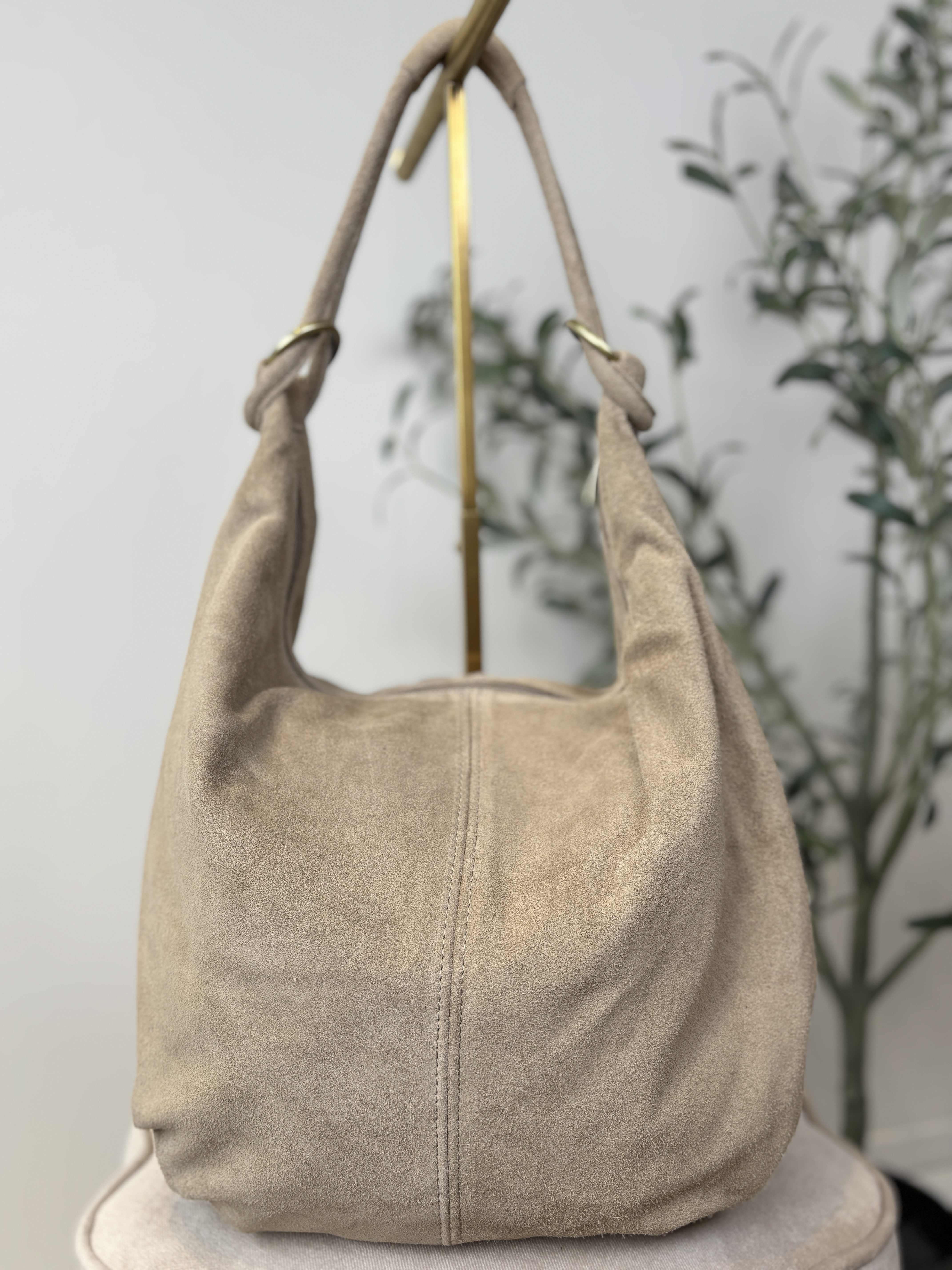 Suez Schoudertas - Suede Zand