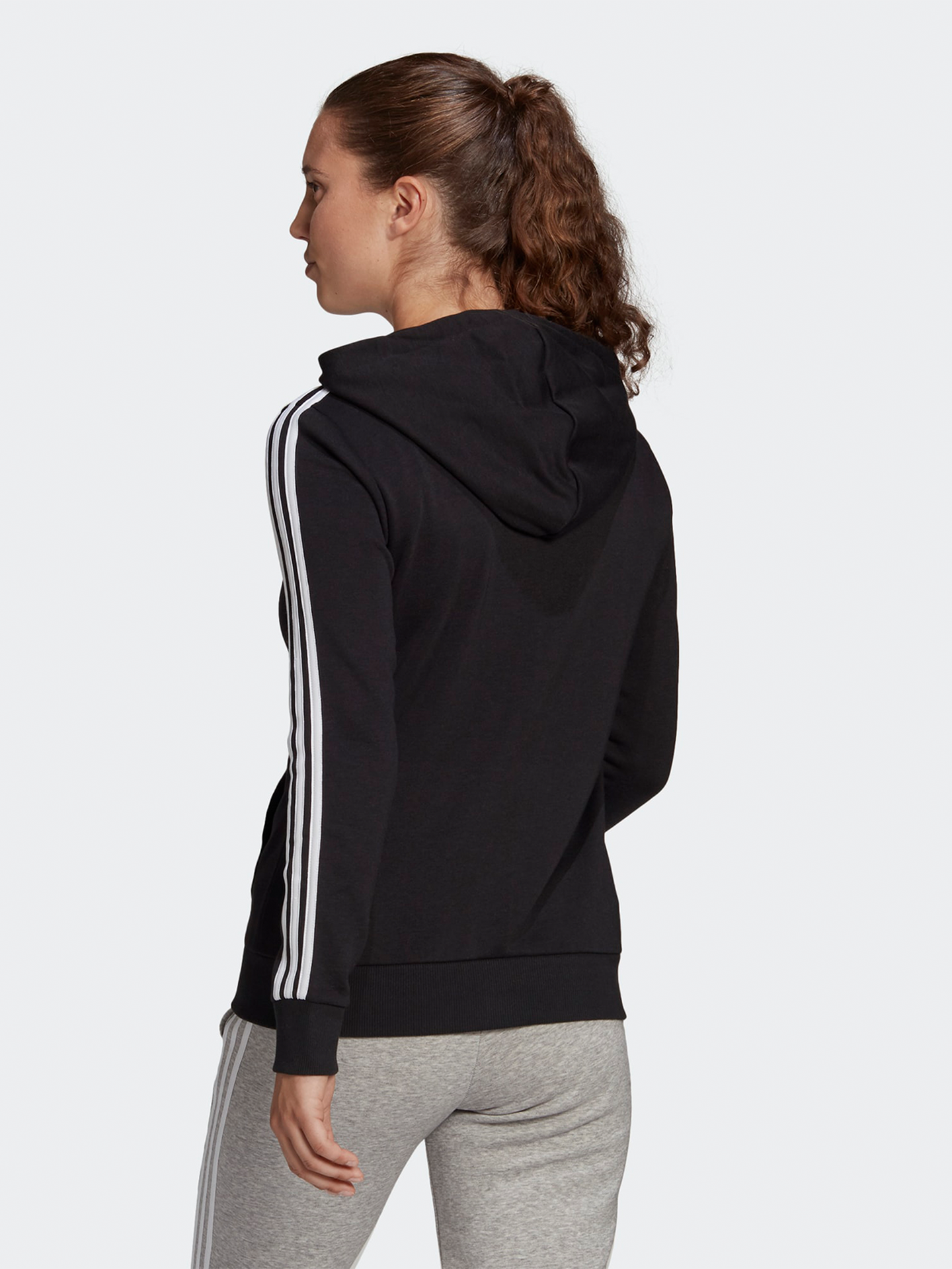 Fleece 3-Stripes Full Zip Hoodie