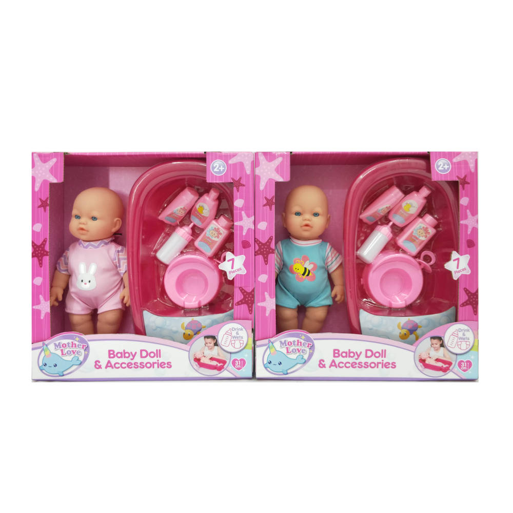 Mother Love babypop met accessoires - 31 cm