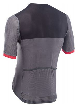 Maillot Manches Courtes Northwave Storm Air Gris/Rouge