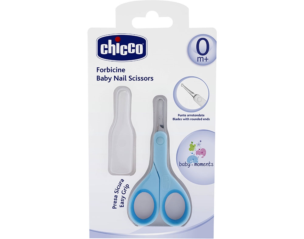 TESOURA CHICCO AZUL 1UN