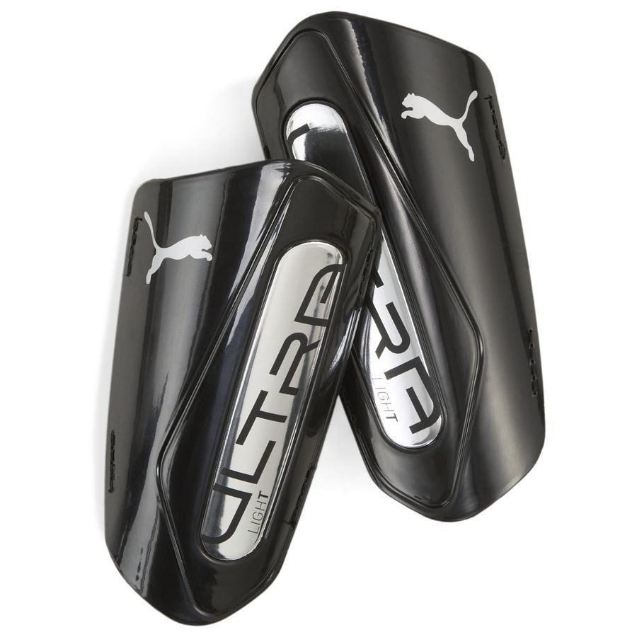 PUMA Protège-Tibias Ultra Light Strap Eclipse - Noir/Argenté