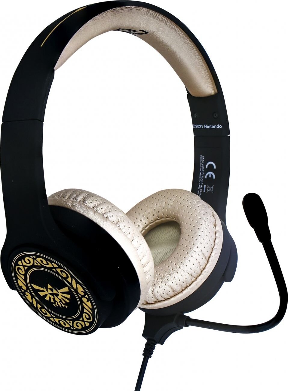 Zelda - Headset Til Børn - Sort Beige