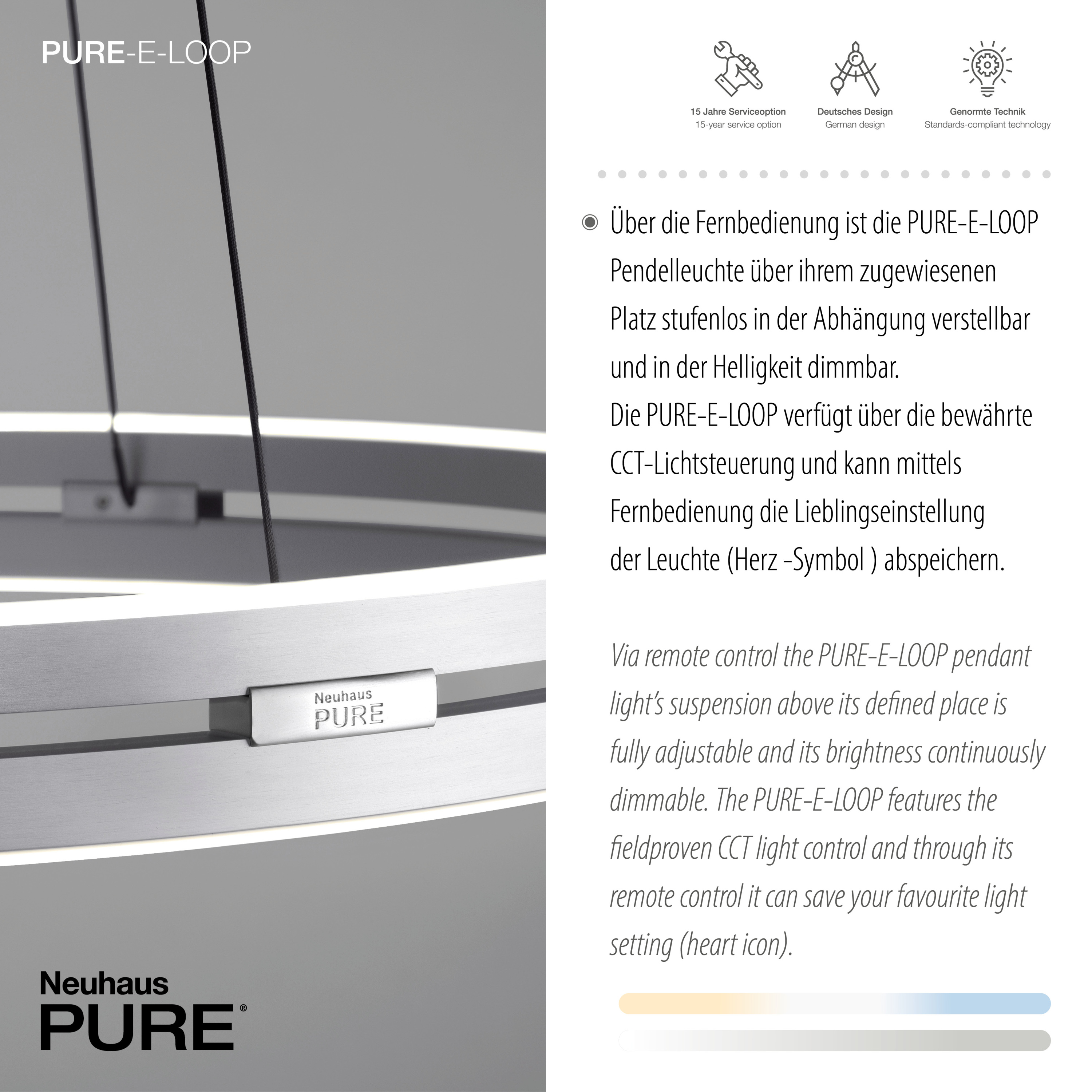 Pendelleuchte PURE E-LOOP
